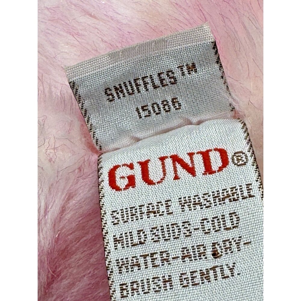 GUND Snuffles Pink Shimmer Bear Plush Stuffed Animal‎ 10 inch 15086 Glitter 1980 - Picture 8 of 10